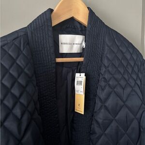 NWT Rebecca Minkoff Midnight Blue Quilted Jacket
